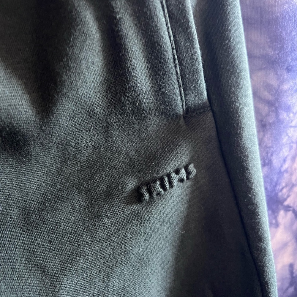 SKIMS Classic Straight Leg Sweatpants in Spruce Dark Green NWT - Picture 5 of 8